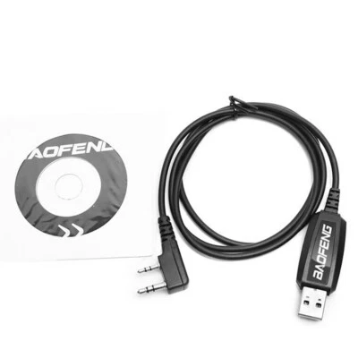 MARKENLOS USB Programmierkabel für Baofeng UV-5R Treiber-CD Software UV-82 BF-888S Zubehör