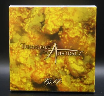 2010 Treasures of Australia 1oz Proof Silver Coin w/Gold Nuggets # 3367 of 7500 - Image 1 of 4