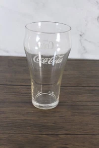 Taza de vidrio transparente clásica vintage de Coca Cola - Imagen 1 de 3