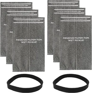 6 Pack 9-38737 Dust Cloth Filter Bags Replacement for 6 Pack, 6Pack 38737 - Picture 1 of 7