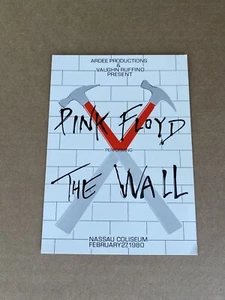 Vintage PINK FLOYD Performing the Wall February 27 1980 Nassau Coliseum Promo - Picture 1 of 4