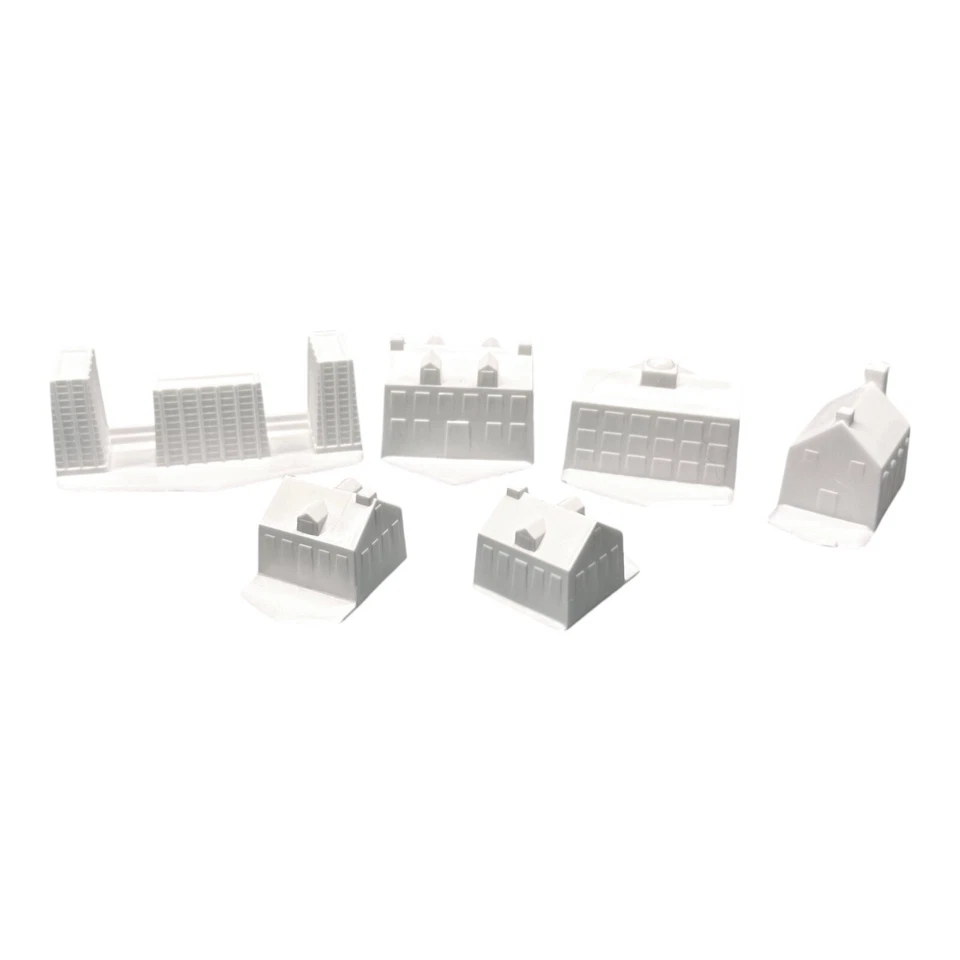 Juego de Mesa Juego de 6 Edificios Juego de la Vida - Blanco Repuesto - 1991 Foto 1 de 1