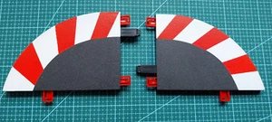 Carrera Evolution Exclusive Analogue / Digital Shoulder Curbs & Clips 127749 - Picture 1 of 2