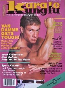 2/89 KARTATE KUNG FU JEAN CLAUDE VAN DAMME JEAN FRENETTE BLACK BELT MARTIAL ARTS - Picture 1 of 1