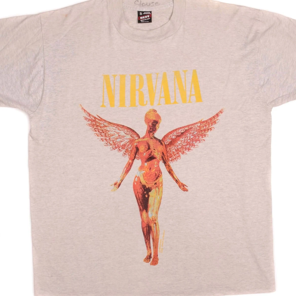 Nirvana In Utero In Men's Vintage T-Shirts for sale - eBay