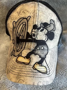 Disney Parks Mickey Mouse Steamboat Baseball Adult Cap Hat New With Tag - Picture 1 of 5