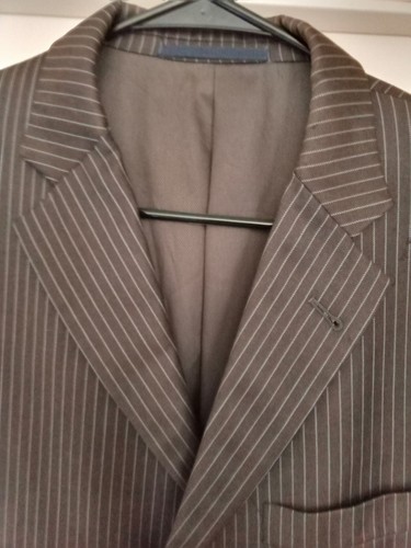 Cappotto tuta uomo punto singolo Burberry London taglia 42 lungo 100% lana made USA