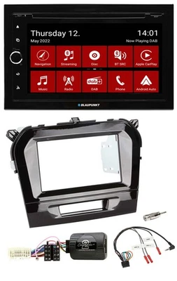 Blaupunkt 2DIN Lenkrad Bluetooth USB TMC DAB Navigation für Suzuki Vitara ab 201 - Bild 1 von 4