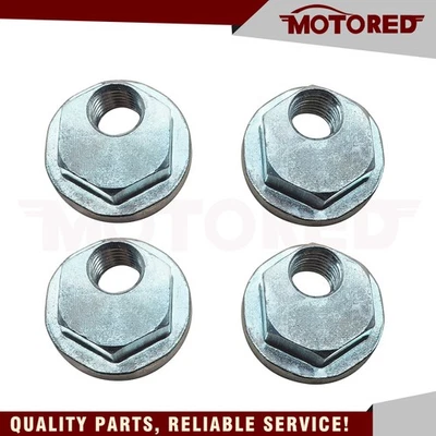 For 02-18 Chevy GMC Equinox Silver Rear Alignment Caster Camber Cam Nut Kit 4pcs - Image 1 of 4