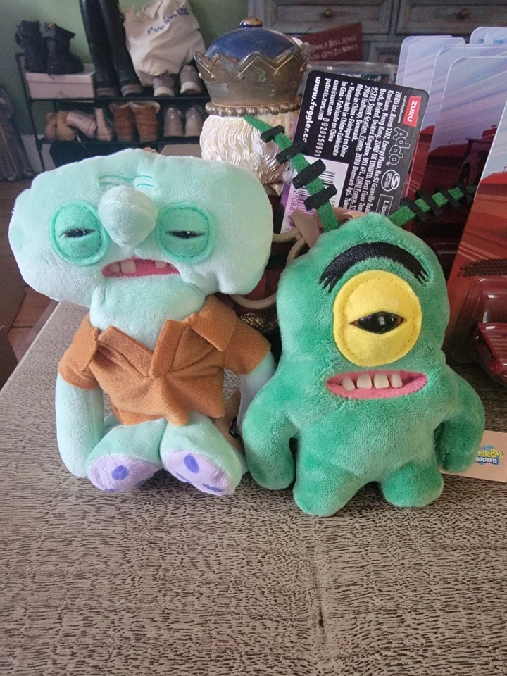 Fuggler x Spongebob Squarepants Keychain Plush SQUIDWARD 5 in IN HAND