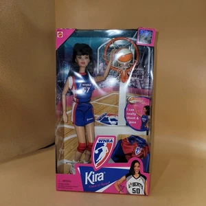 Barbie 1998 Vintage WNBA Kira Puppe komplett mit Basketballkorb Neu in OVP - Bild 1 von 7