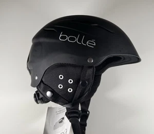Casco de esquí Bolle Juniors 50-54 cm negro mate correa de barbilla ventilada snowboard sin usar - Imagen 1 de 10