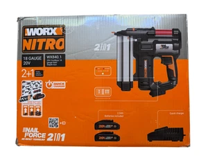 WORX WX840.1 Akku Nagler Tacker 20V Max Elektrotacker Klammergerät inkl Akku - Bild 1 von 9