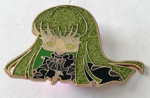 Grün Glitzer Anime süßes Mädchen Emaille Anstecknadel 3Liemarie - Bild 1 von 3
