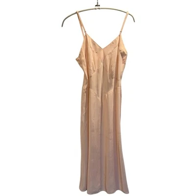 De colección Años 30 40 Rayón Slip Satén Charmode Slip "Perfectamente Proporcionado" Foto 1 de 4