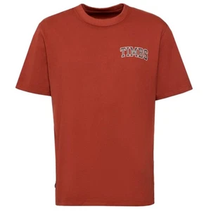 Timberland TB0A6GP3EOD1 Short Sleeve Chest TIMBS Graphic Tee BURNT HENNA T-shirt - Imagen 1 de 6