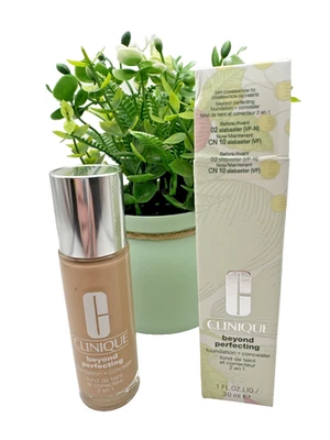 Clinique Beyond Perfecting Foundation + Concealer – Shade 02 Alabaster (CN 10) - Image 1 of 4