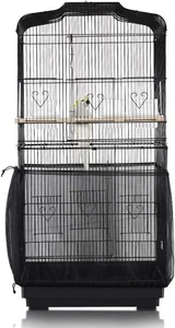 Cazador de semillas para jaula de pájaros, falda universal para cubierta de jaula de pájaros, periquito ajustable - Imagen 1 de 6