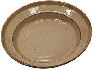 Dansk Pastateller Schüssel Nielstone Gewürz hellbraun braun gesprenkelt zehn Zoll Japan Vintage - Bild 1 von 8