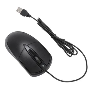 Wired USB Keyboard Mouse Set Ergonomic 104 Keys Keyboard Comfortable Grip Mouse - Picture 1 of 12