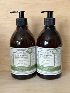 2-A LA Maison Botanicals restore Liquid soap for hand and body 16.9fl oz (500ml) - Picture 1 of 3