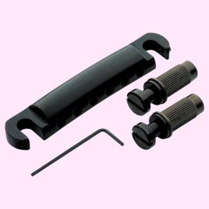 TonePros T1ZS-B Stop Tailpiece Lockable style Gibson Stoptail US 5/16–24 Thread - Picture 1 of 3