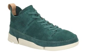 Nuevo Clarks Original Para hombres Trigenic Flex Alto Top Gamuza Zapatos Verde azulado Talla 12 - Imagen 1 de 1