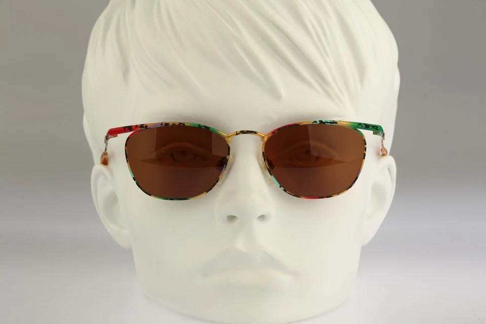 Gafas de sol Marc O'Polo by Metzler 3307 204, vintage años 90 coloridas cuadradas ojo de gato Foto 1 de 4