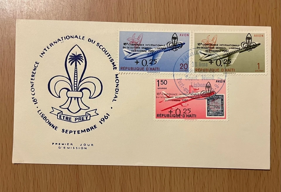 HAITI - SCOUT BOY FDC COVER -First Day Cover  LOT (LA 52) - Image 1 of 1