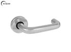 Stainless Steel Round Bar Door Handle - Chrome ECLIPSE