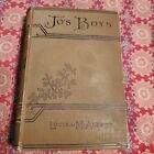 Antique Jo's Boys Louisa Alcott Little Brown & Co 1900 w/16 Pages of Ads at End