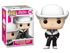 POP MOVIES BARBIE WESTERN KEN 3.75" POP VINYL FIGURE FUNKO 1446 IN STOCK - Picture 1 of 3