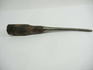 Vintage Wood Handle Gunsmith Flathead Screwdriver 7-1/4" long 1/4" tip F606 - Picture 1 of 12