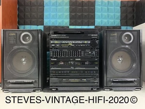 Schneider HARD ROCK hifi compact midi system 1980s RARE + REMOTE & SPEAKERS..! - Picture 1 of 18