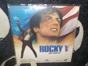 Rocky V Laserdisc LD Sylvester Stallone Free Ship $50 - Imagen 1 de 2