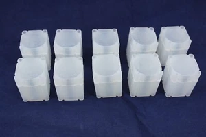 10 Square Coin Tubes for US Half Dollars / Liberty Franklin & Kennedy 1/2 Dollar - Picture 1 of 9