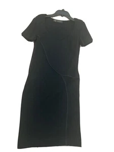 BLACK  DRESS Versace size EU 38 and USA 2 - Picture 1 of 5