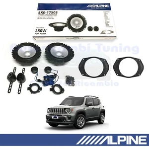 ALPINE SXE1750S Casse Altoparlanti Anteriori per JEEP RENEGADE DAL 2014> - Foto 1 di 6
