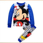 Kids Baby Girls Mickey Minnie Mouse Outfits Nightwear Sleepwears Pyjamas Pjs Set