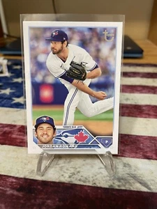 Jordan Romano #/99 Vintage Lager parallel 2023 Topps Serie 1 Baseball blau Jays - Bild 1 von 2