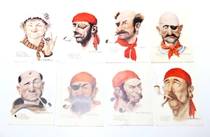 Pirate / Corsairs Postcards from France St Malo, Elisa Dupre, by Etienne Blandin - Picture 1 of 5