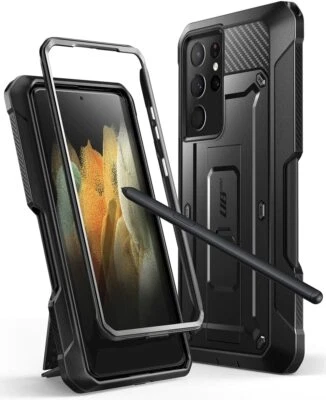 Para Samsung Galaxy S21 Ultra 5G, SUPCASE Funda con Soporte Cubierta Resistente con Ranura S Pen Foto 1 de 4