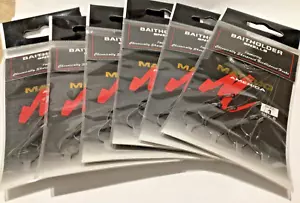 6 pks matzuo America bait snelled Fishing black hooks sz 1. 200011-1 - Picture 1 of 2