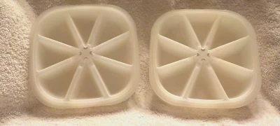 Vintage Tupperware 1468 Stackable Ice Cube Trays Lot Of 2 USED - Image 1 of 4