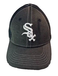 Chicago White Sox New Era 39THIRTY Toddler/Child Hat Mesh Back Gray Black EUC - Picture 1 of 10