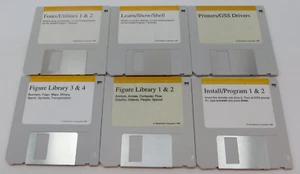 DRAWPERFECT WordPerfect 1990 3.5" Floppy Disk Computer Program Discs - Picture 1 of 8