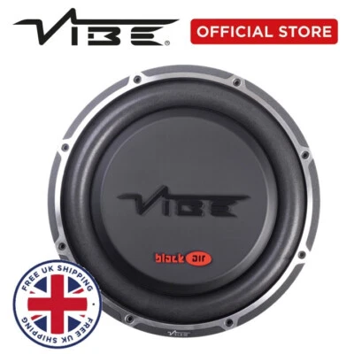 VIBE 12 INCH BLACKAIR SLIMLINE SUBWOOFER 900 WATTS MAX COMPACT BASS CAR AUDIO - Image 1 of 4