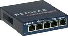 NETGEAR GS105GE LAN Switch 5 Port Netzwerk Switch (Plug-and-Play Gigabit Switch 