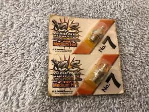 2ea O.S. No. 7 Medium Hot Glow Plugs New In Package - Picture 1 of 2