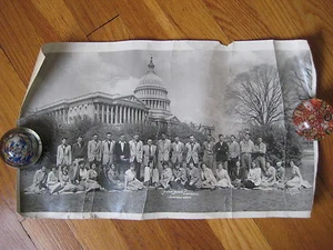 Vintage 1953 Pine Bush High School New York FOTO Crawford orange Ulster SIGNIERT hs - Bild 1 von 5